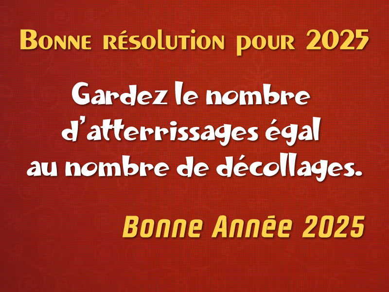 Image drôle: Bonnes résolutions 2025