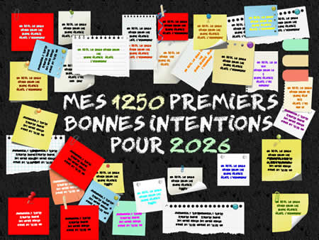 Mes 1250 premiers bonnes intentions pour 2027