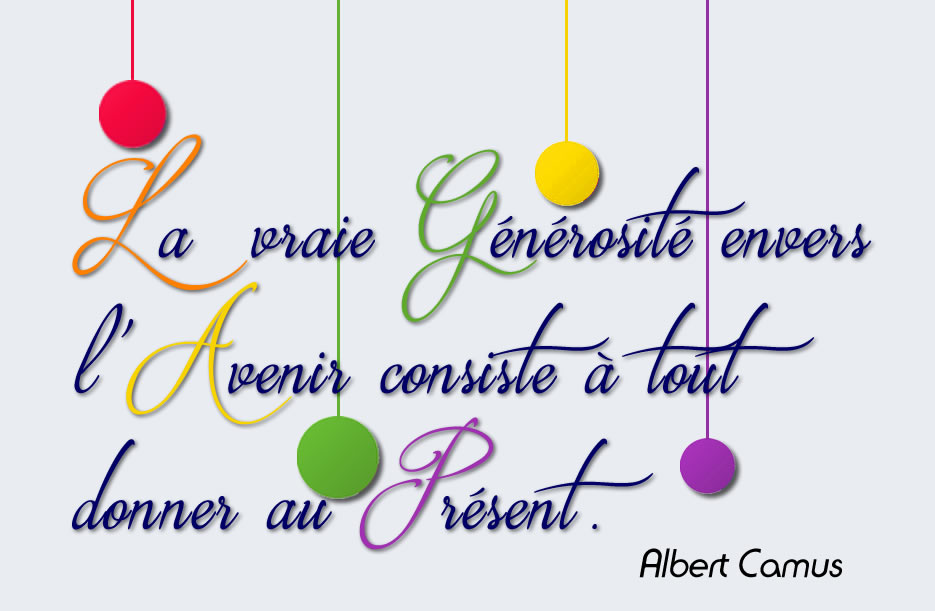 Citation célèbre du Nouvel An d'Albert Camus
