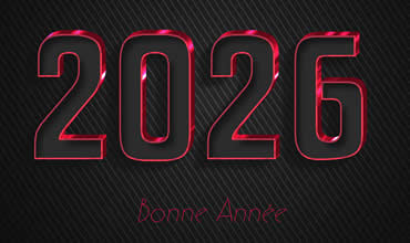 Cartes Elegant 2026 noir