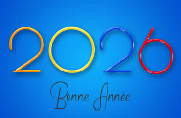 Vœux Image 2026 Colorés