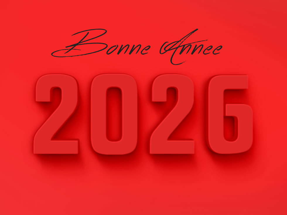 carte de voeux de Nouvel An 2026 belle, joyeuse et élégante