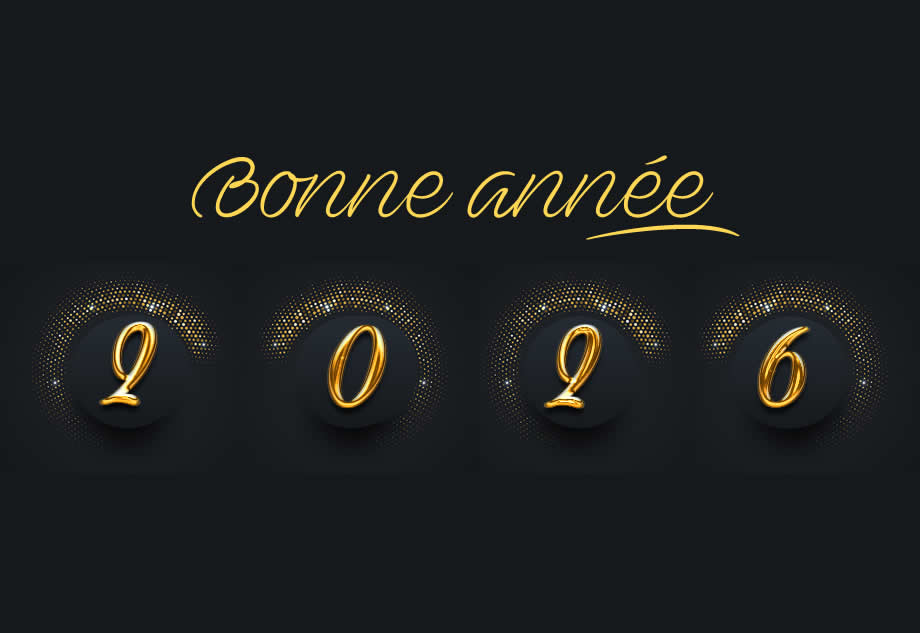 image élégante avec 2027 entourée de cercles dorés