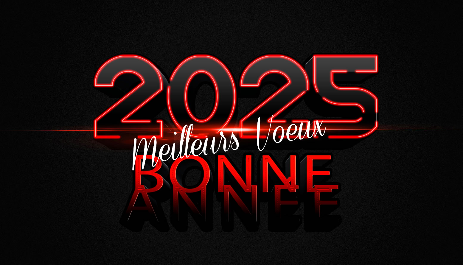 Image meilleurs voeux pour la nouvelle année 2025