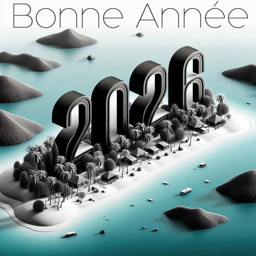 Image fêtes de fin d'année au bord de la mer