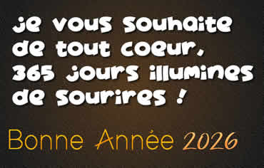 je vous souhaite de tout coeur