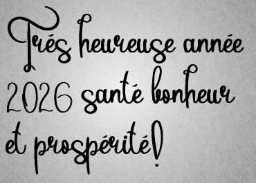 tres heureuse annee 2026